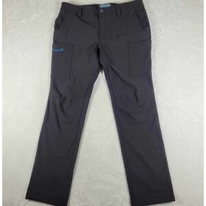 Amazon Luly Yang Cargo Pants Men's Large Black Straight‎ Uniform Workwear